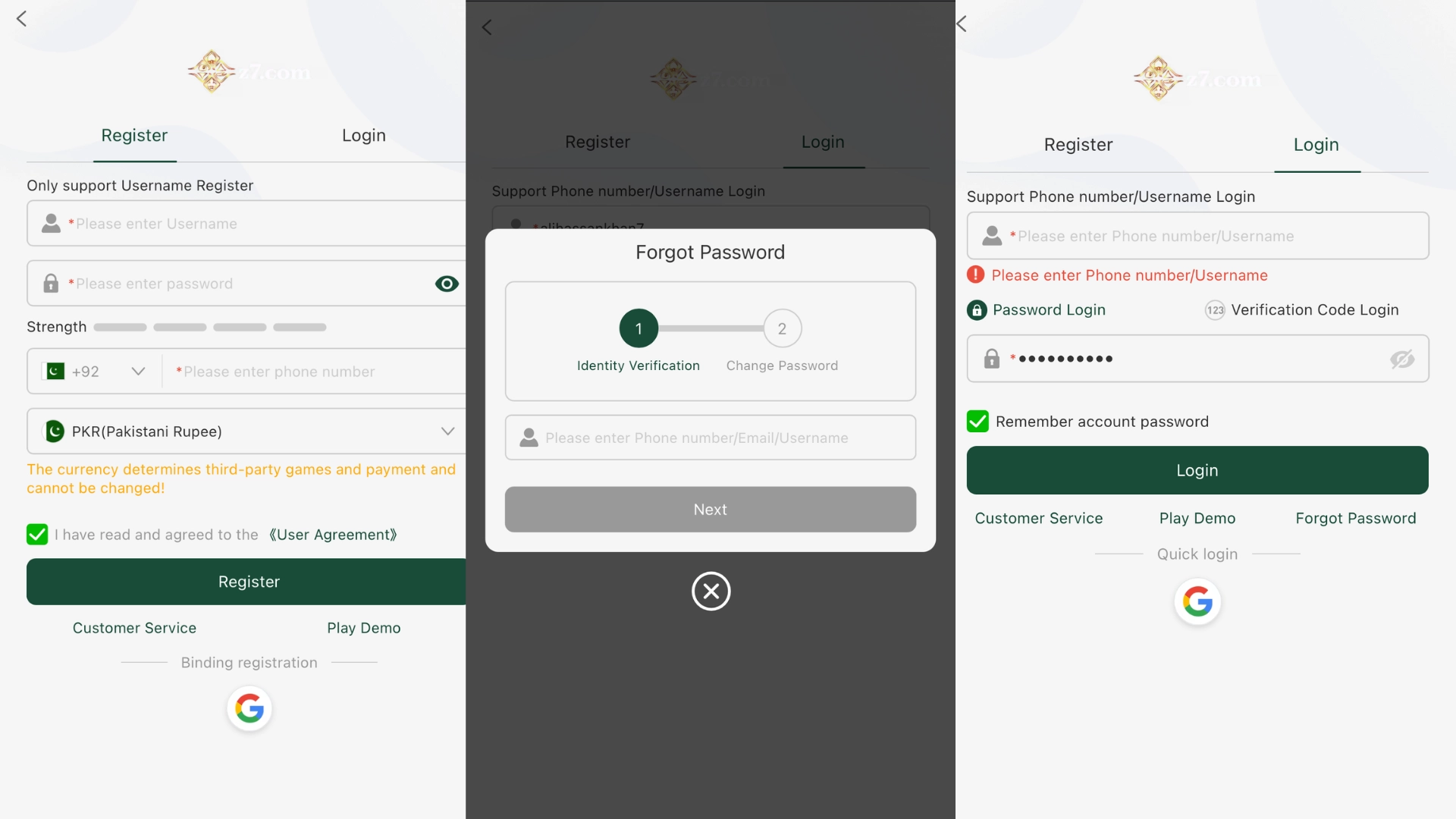 z7-game-register-&-login