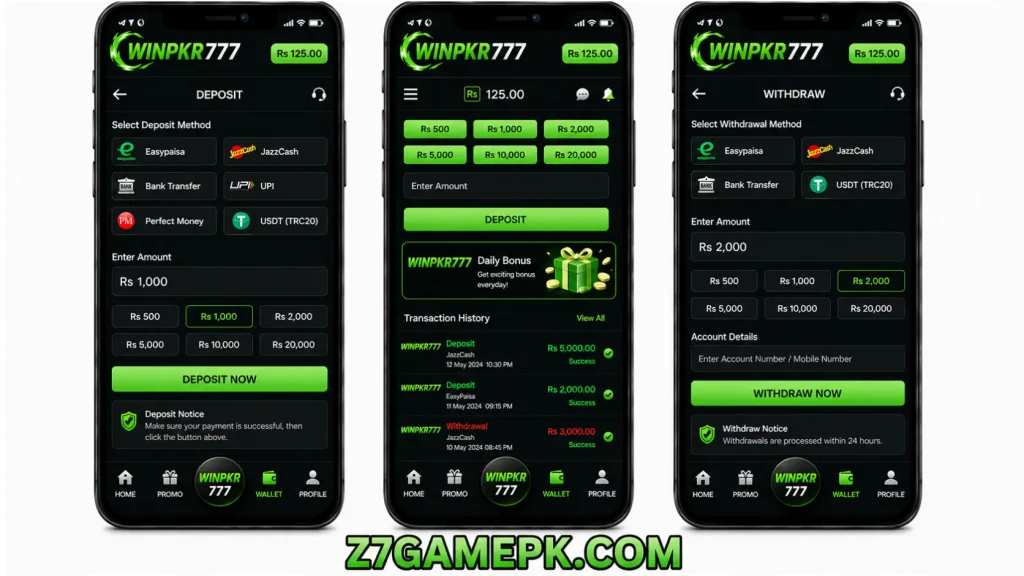 WinPKR777 Game