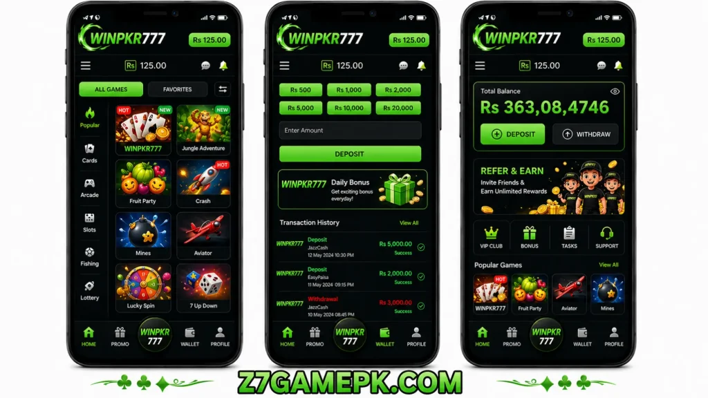 WinPKR777 Game